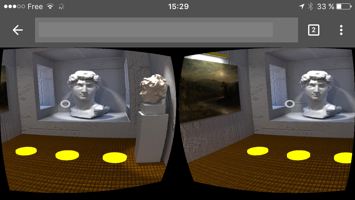 mobile scultpure of frontend